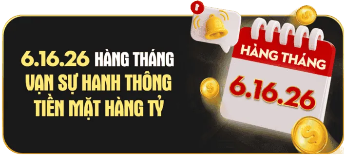 Biểu tượng hoàn trả tiền với lịch và các môn thể thao, thể hiện chương trình hoàn trả hàng tuần của 13win